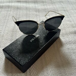 Prada cat eye sunglasses.